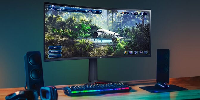 Monitor Curvo Gaming LG UltraGear 34" 34GP63AP VA UWQHD 160Hz 1ms FreeSync Premium image number 3