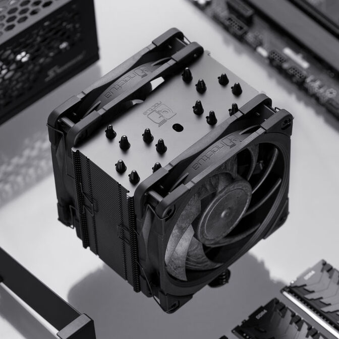 Cooler CPU Noctua NH-U12A Chromax 120mm image number 4