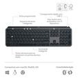 Teclado Logitech MX Keys S Bluetooth (PT) Graphite image number null