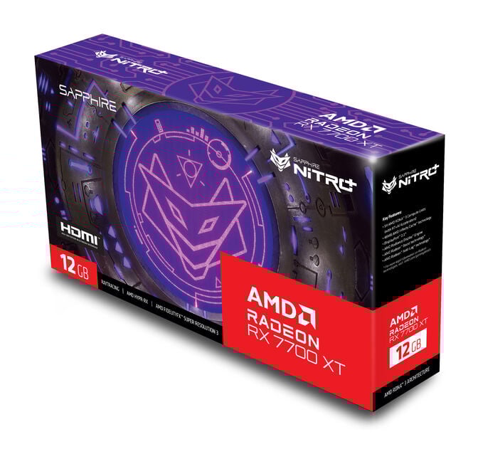 Gr&aacute;fica Sapphire Radeon RX 7700 XT Nitro+ OC 12GB GDDR6 image number 8