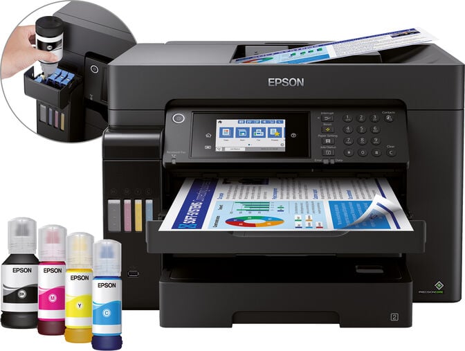 Impressora Multifun&ccedil;&otilde;es a Jato de Tinta Epson EcoTank ET-16655 Wi-Fi image number 1