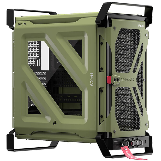 Caixa E-ATX Corsair WARTHOG Perfomance Verde Militar Vidro Temperado image number 1