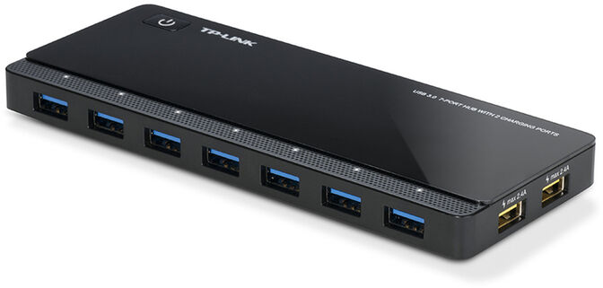 Hub USB TP-Link 7 Portas USB 3.0 2x 2.4A Smart Charging image number 1