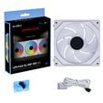 Ventoinha Lian Li UNI FAN SL140 Infinity RGB Reverse Blade PWM Branco 140mm image number null