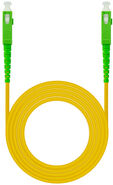 Cabo de Fibra &Oacute;ptica Nanocable SC/APC-SC/APC Monomodo Simplex LSZH 3 M Amarelo image number null