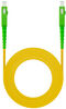 Cabo de Fibra &Oacute;ptica Nanocable SC/APC-SC/APC Monomodo Simplex LSZH 3 M Amarelo