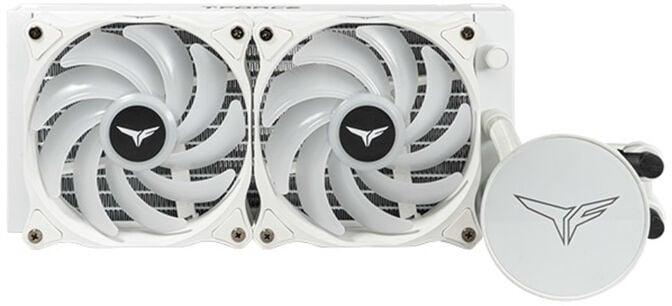 Water Cooler CPU Team Group T-Force Siren GD240E ARGB Branco image number 1
