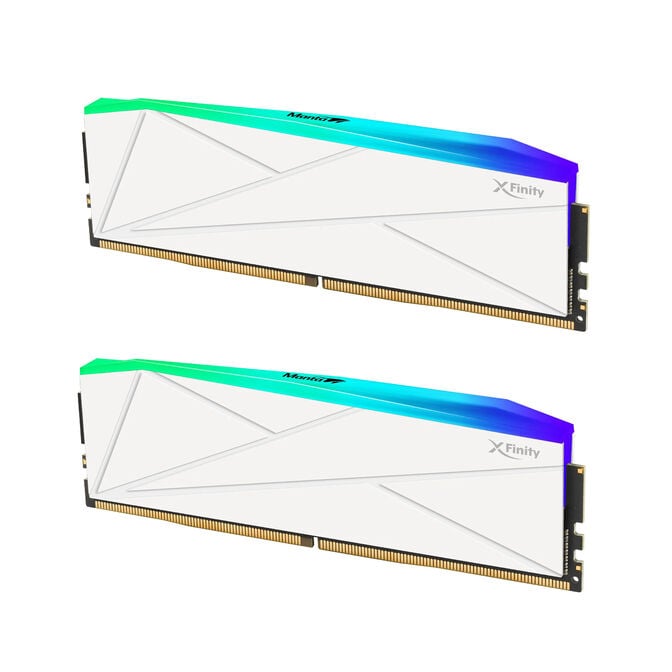 V-Color Kit 32GB (2 x 16GB) DDR5 6000MHz Manta Xfinity RGB Branco CL30 image number 1