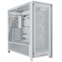 Caixa E-ATX Corsair Frame 5000D RS Airflow Branca Vidro Temperado