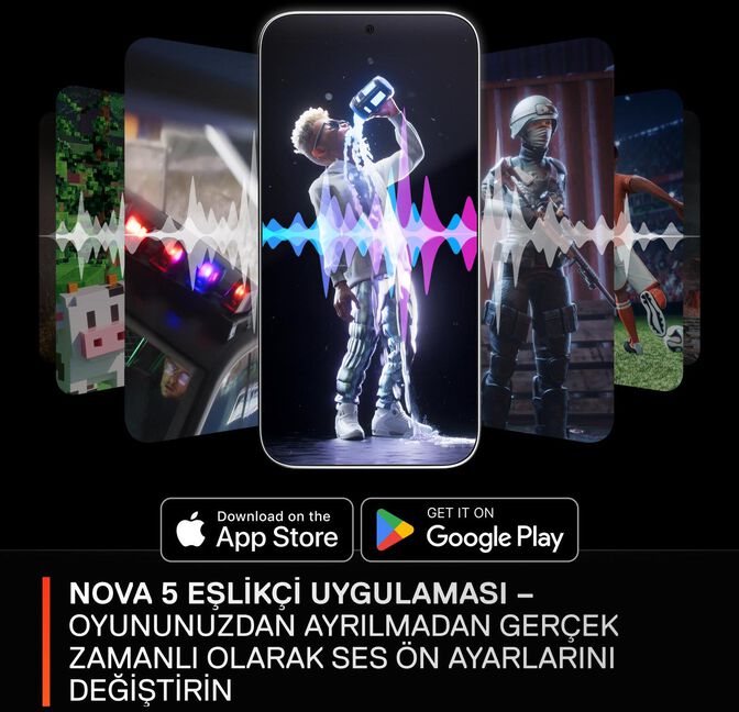 Headset SteelSeries Arctis Nova 5 Wireless/Bluetooth Preto image number 5