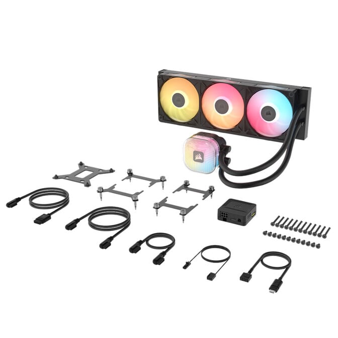Water Cooler CPU Corsair iCUE LINK TITAN II 360 RX RGB 360mm Preto image number 5