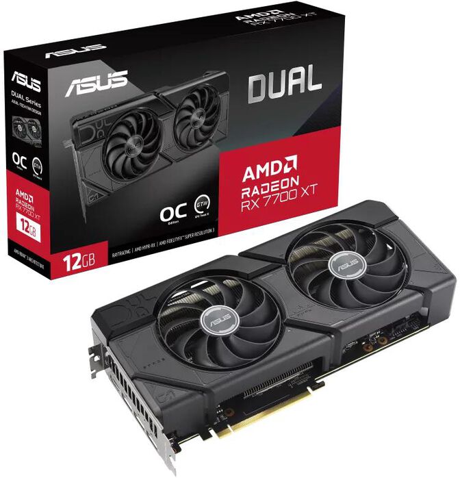 Gr&aacute;fica Asus Radeon RX 7700 XT Dual OC 12GB image number 12