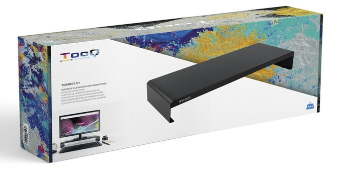 Base Para Monitor / Port&aacute;teis Tooq Max. 20Kg Preto image number 2