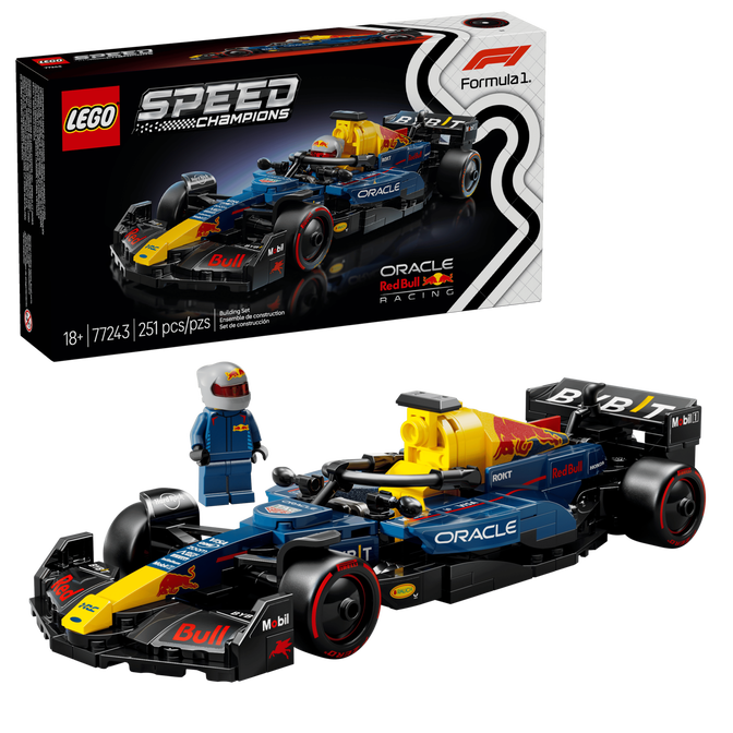 LEGO Speed Champions: Carro de Corrida Oracle Red Bull Racing RB20 F1, 251 Pe&ccedil;as (77243) image number 0