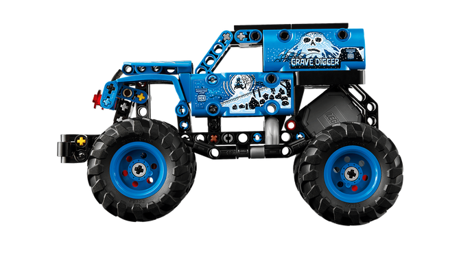 LEGO Technic: Monster Jam Grave Digger Fogo e Gelo, 263 Pe&ccedil;as (42219) image number 4
