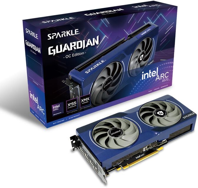 Gr&aacute;fica Sparkle Intel ARC B570 Guardian OC 10GB GDDR6 image number 6