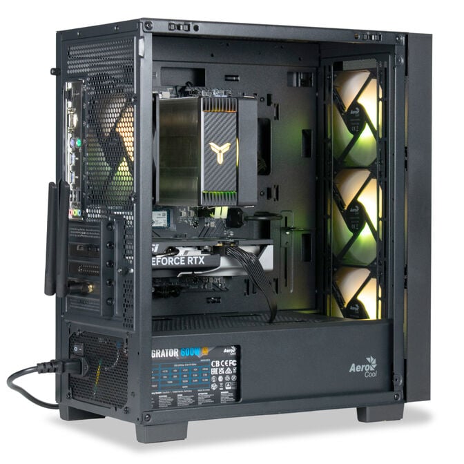 Computador AURA Gamer-PC Ryzen 5 7500F 32GB DDR5 1TB RTX 5060 WiFi W11 V2 image number 2