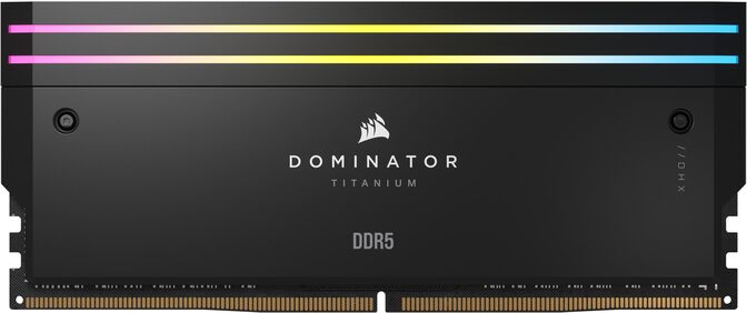 Corsair Kit 32GB (2 x 16GB) DDR5 6400MHz Dominator Titanium RGB Black CL32 image number 6