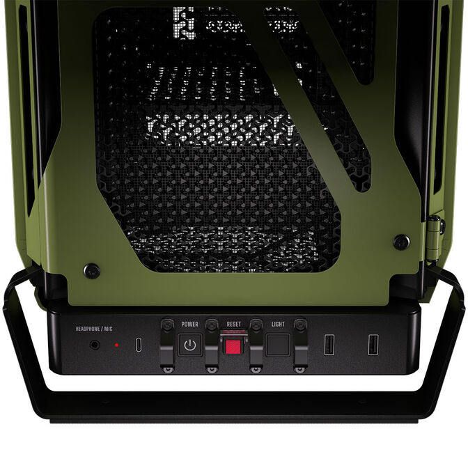 Caixa E-ATX Corsair WARTHOG Perfomance Verde Militar Vidro Temperado image number 12