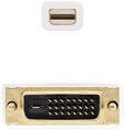 Cabo Conversor Nanocable Mini DisplayPort/M > DVI/M 2 M Branco image number null