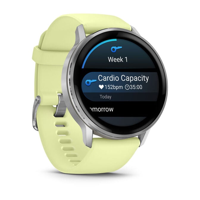 Smartwatch Garmin Venu 4 45mm Prateado/Amarelo image number 2