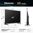 Televis&atilde;o Hisense 40A5Q 40" QLED Full HD VIDAA image number null