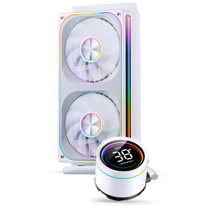 Water Cooler CPU Jonsbo TH-240 ARGB Branco - 240mm image number 1