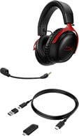 Headset HyperX Cloud III Wireless Preto/Vermelho image number null