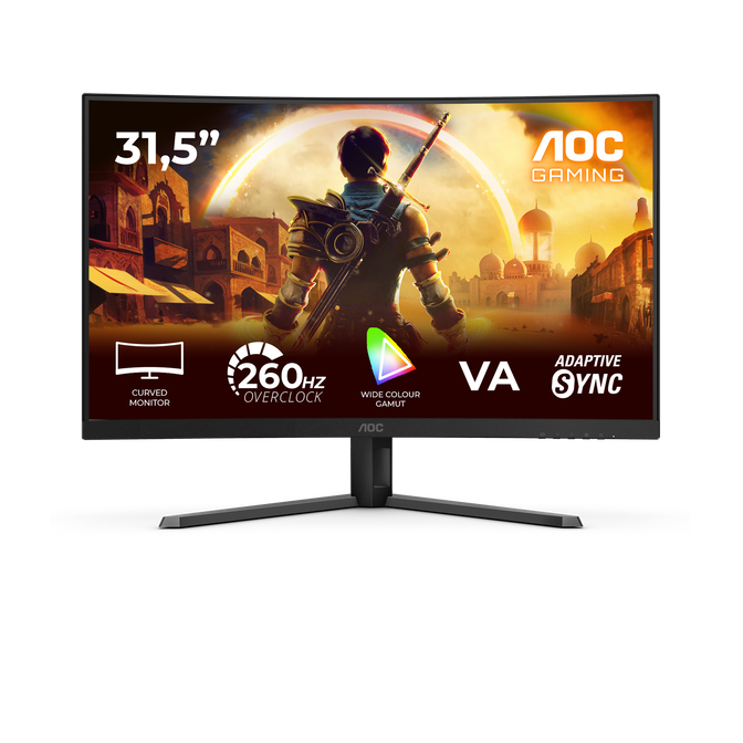 Monitor Curvo AOC Gaming 31.5" C32G42ZE VA FHD 260Hz HDR10 image number 0