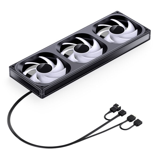 Ventoinha Jonsbo ZB-360  RGB Single-Frame Pretas - Tripla Ventoinha 120mm ( 360mm ) image number 9