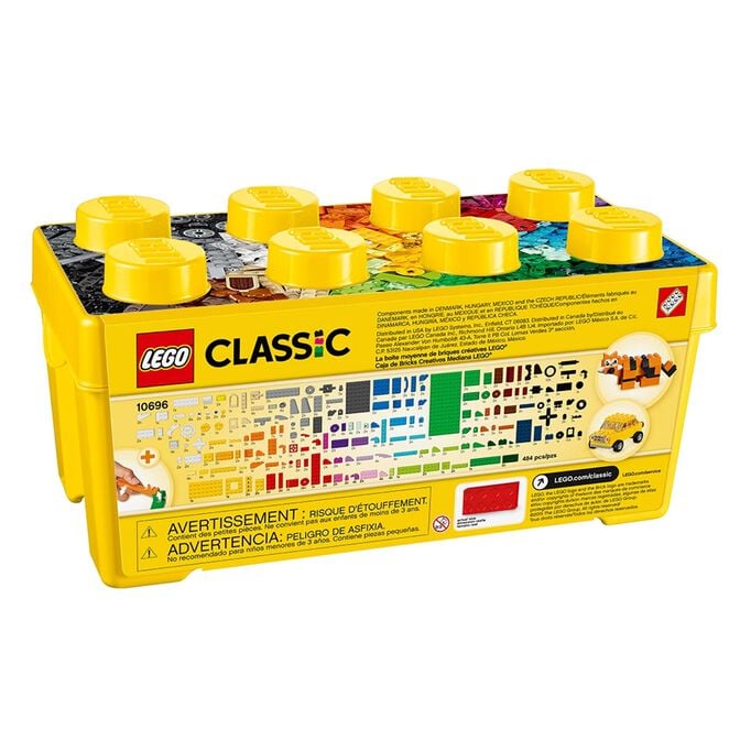 LEGO Classic: Caixa M&eacute;dia de Pe&ccedil;as Criativas, 484 Pe&ccedil;as (10696) image number 1