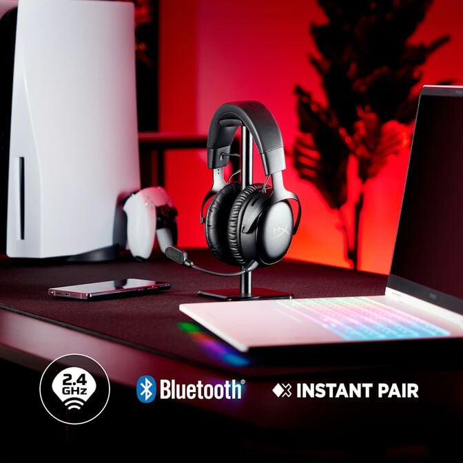 Headset HyperX Cloud III DTS Wireless/Bluetooth Preto image number 5