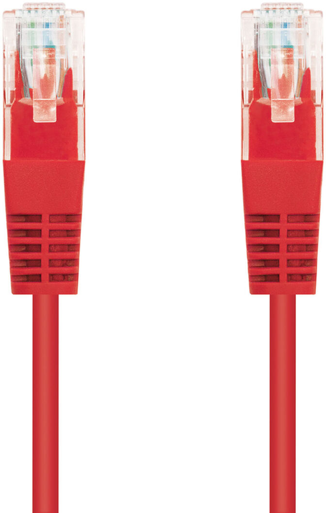 Cabo de Rede Nanocable RJ45 CAT.6 UTP AWG24 2 M Vermelho image number 0