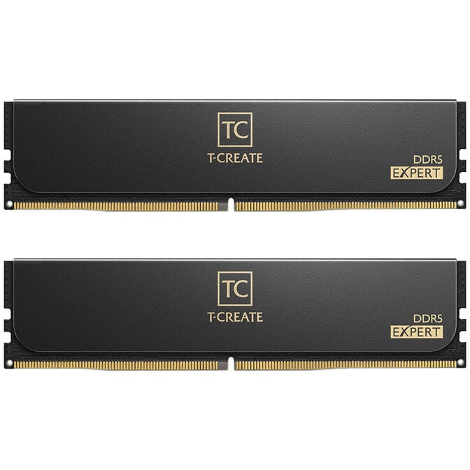 Team Group Kit 128GB (2 x 64GB) DDR5 6400MHz T-Create Preto CL42 image number 1