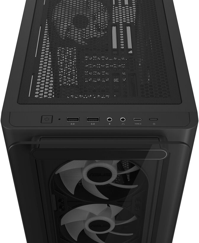Caixa Micro-ATX Asus A23 Plus ARGB Preta image number 11
