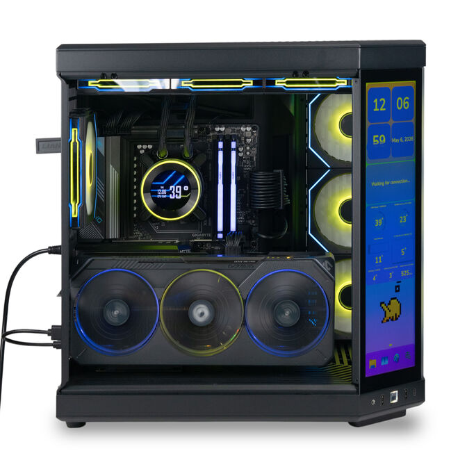 Computador King Mod Gamer-PC HYTE Ryzen 7 9850X3D 64GB DDR5 2TB RTX 5090 WiFi W11 image number 1