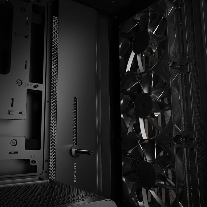 Caixa E-ATX Corsair 4000D RS Wood Black Walnut Vidro Temperado image number 13