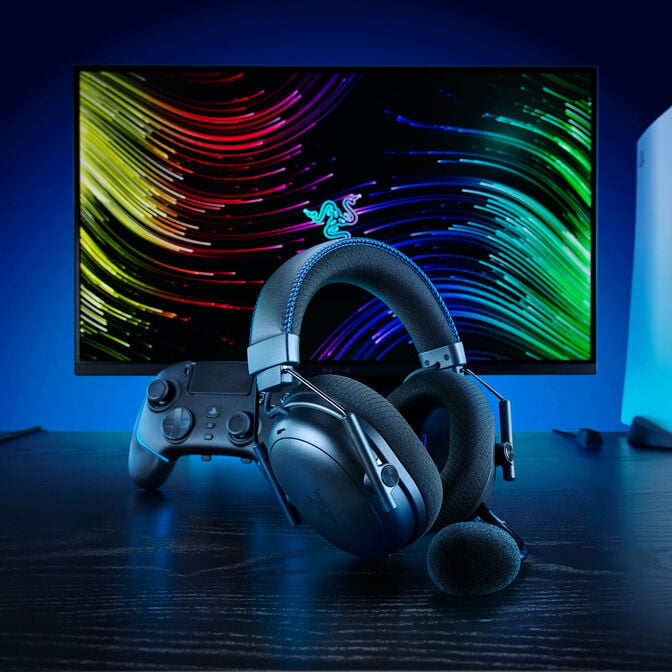 Headset Razer BlackShark V3 Pro para PlayStation Wireless/Bluetooth Preto image number 6