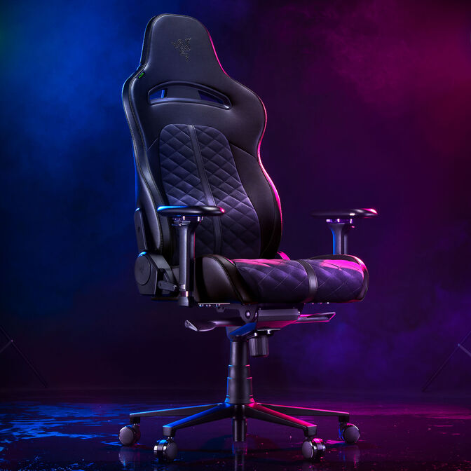 Cadeira Gaming Razer Enki Preto (Preto/Verde) image number 6