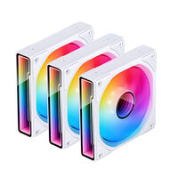 Ventoinha Jonsbo ZK-120W ARGB PWM Branco - 120mm (3PACK)