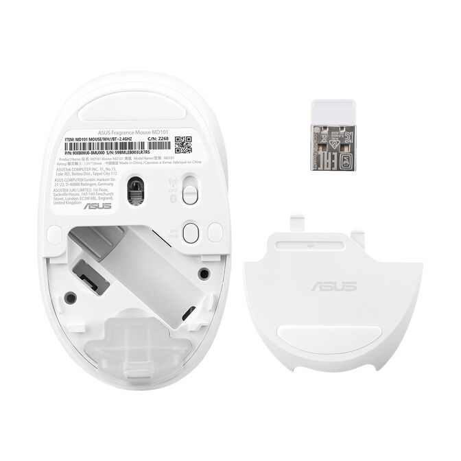 Rato Asus MD101 Fragrance Branco Wireless image number 3
