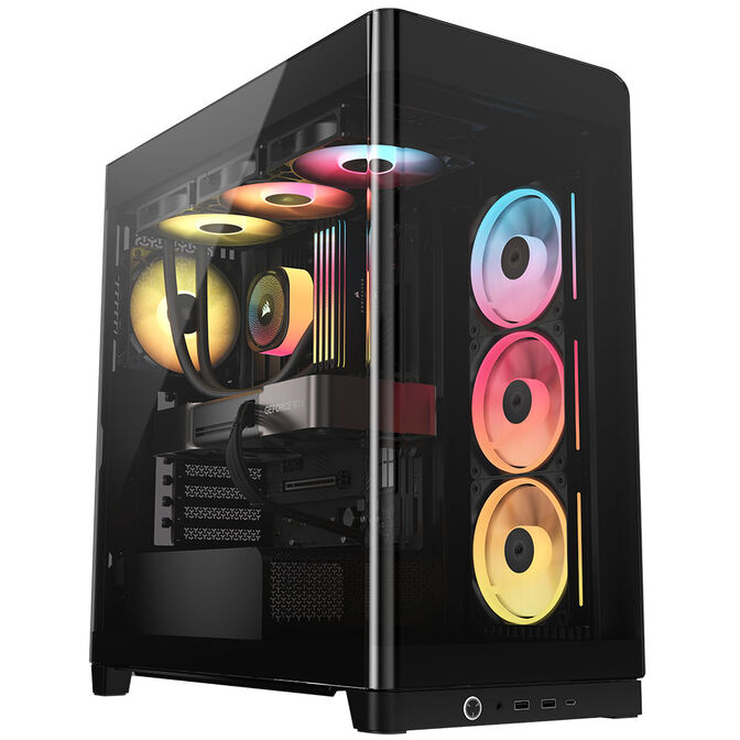 Caixa E-ATX Corsair 4500X LX-R RGB Preto Vidro Temperado image number 1