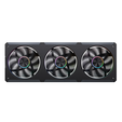 Ventoinha Jonsbo ZC-360  RGB Single-Frame LCD Pretas - Tripla Ventoinha 120mm ( 360mm ) image number null