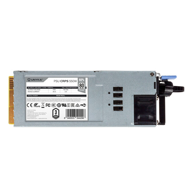 Fonte Alimenta&ccedil;&atilde;o Redundante Servidor UNYKA CRPS 550W 80 Plus Platinum Bulk image number 3