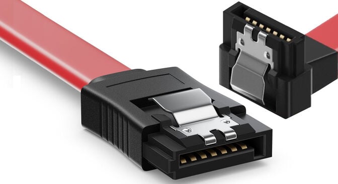 Cabo SATA Ewent 6Gbits SATA L-Type > L-Type 90&ordm; C/Clipe 50 CM image number 2