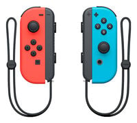 Comando Nintendo Joy-Con (set Esq/Dir) Azul N&eacute;on/Vermelho N&eacute;on BTR