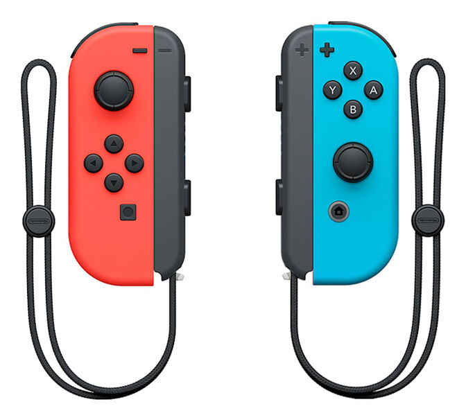 Comando Nintendo Joy-Con (set Esq/Dir) Azul N&eacute;on/Vermelho N&eacute;on BTR image number 0