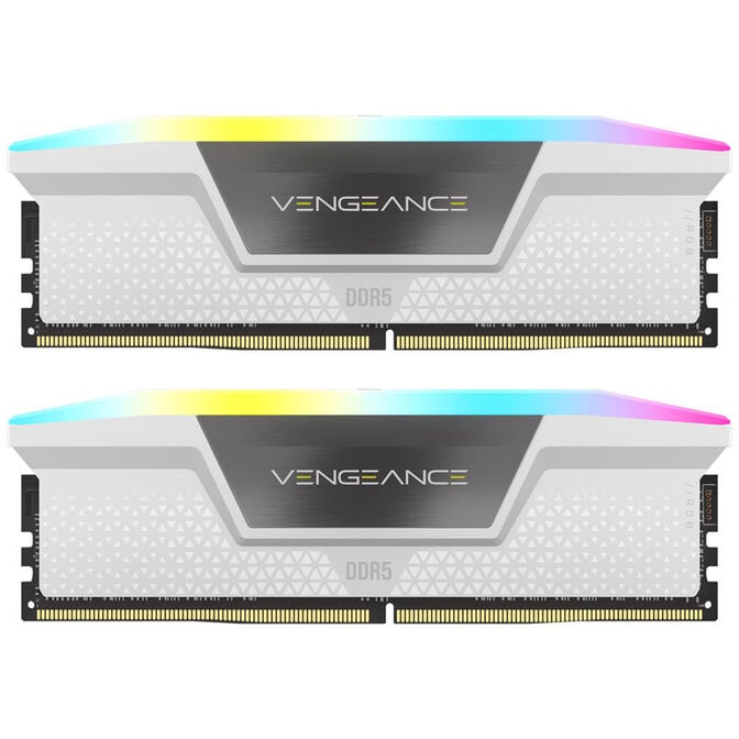 Corsair Kit 32GB (2 x 16GB) DDR5 6000MHz Vengeance RGB White CL36 image number 4