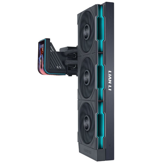 Water Cooler CPU AIO Lian Li HydroShift II OLED Curved 360TL Preto - 360mm image number 2