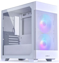 Caixa Micro-ATX Lian Li Lancool 205M Mesh Snow Vidro Temperado
